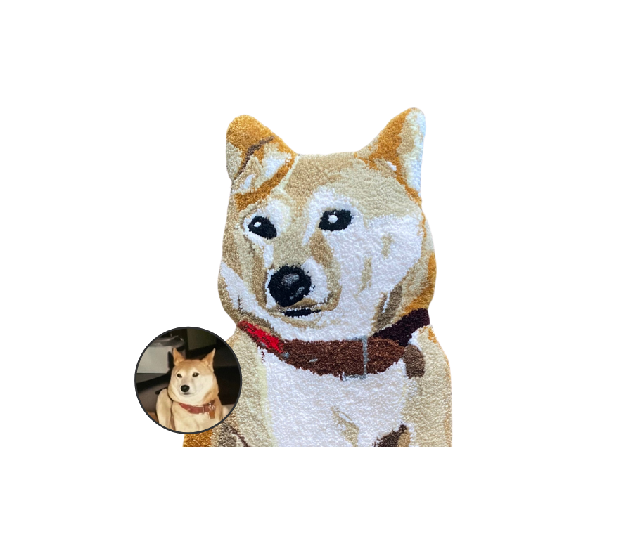 Customized Pet Portrait Rug