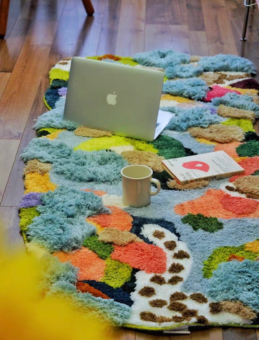 Pua Nani Moss Rug