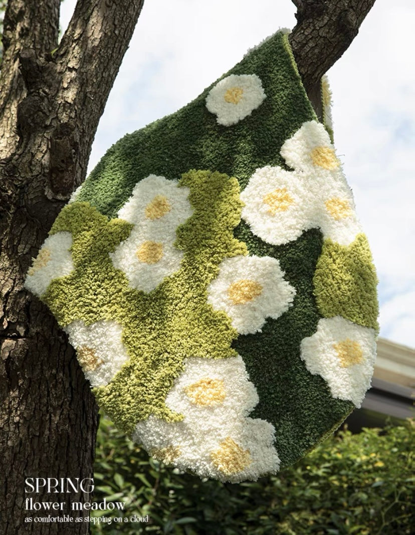 Hou Washable Moss Rug