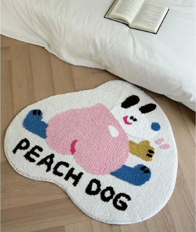 Machine Washable Animal Print Accent Rug