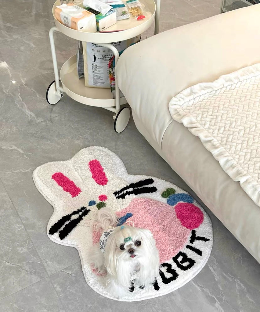 Machine Washable Animal Print Accent Rug