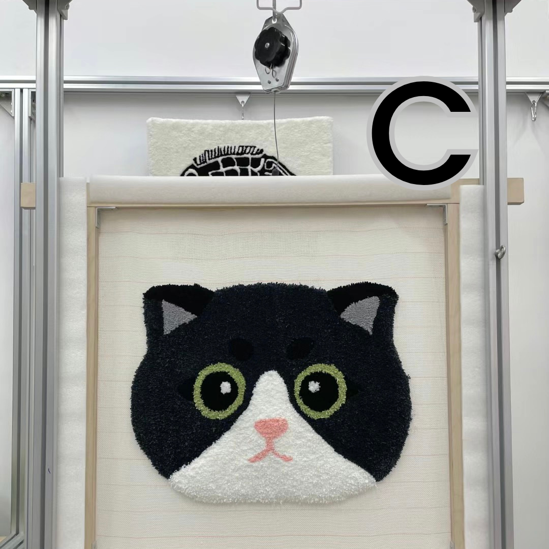 Cartoon Pet Portrait Decor Rug