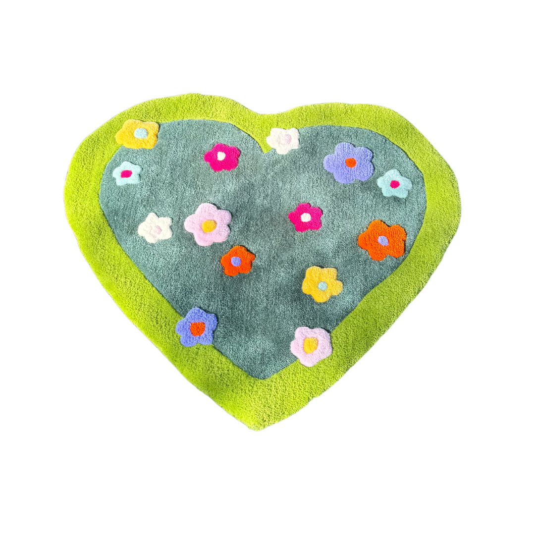 Puʻuwai Handmade Flower Rug