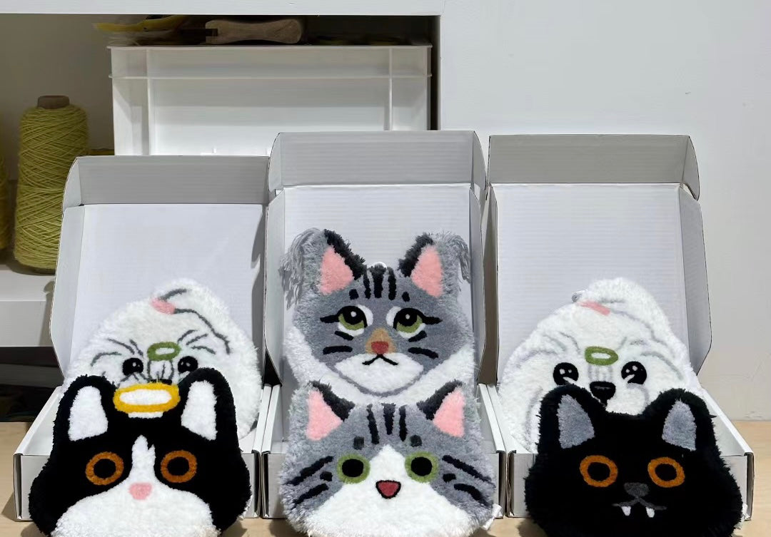 Ragdoll Cartoon Cat Coaster, Engraved · Creative Fabrica